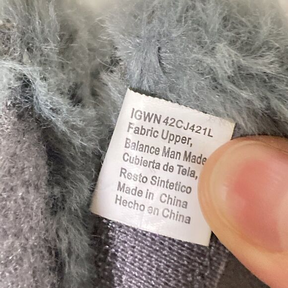 Wonder Nation Sz 3 Toddler Girl’s Gray Fur Slip-on Warm Ankle Booties Sherpa EUC - Picture 8 of 11